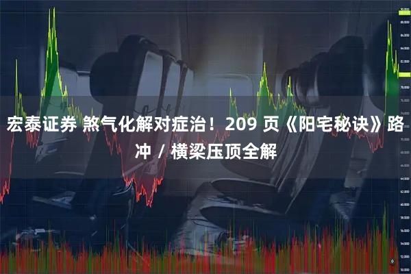 宏泰证券 煞气化解对症治！209 页《阳宅秘诀》路冲 / 横梁压顶全解